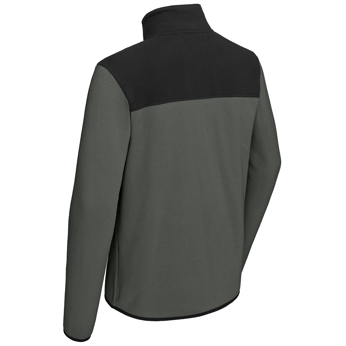The North Face Men's Asphalt Grey/TNF Black Glacier Full-Zip Fleece Jacket
