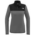 The North Face Women's Asphalt Grey/TNF Black Glacier 1/4-Zip Fleece