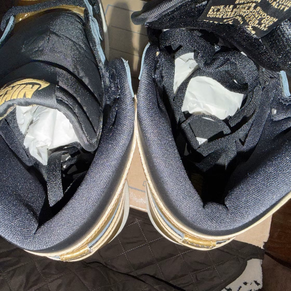 Air Jordan 1 Retro High OG Black Metallic Gold (GS) - US 6.5Y - New - Other - detail 5